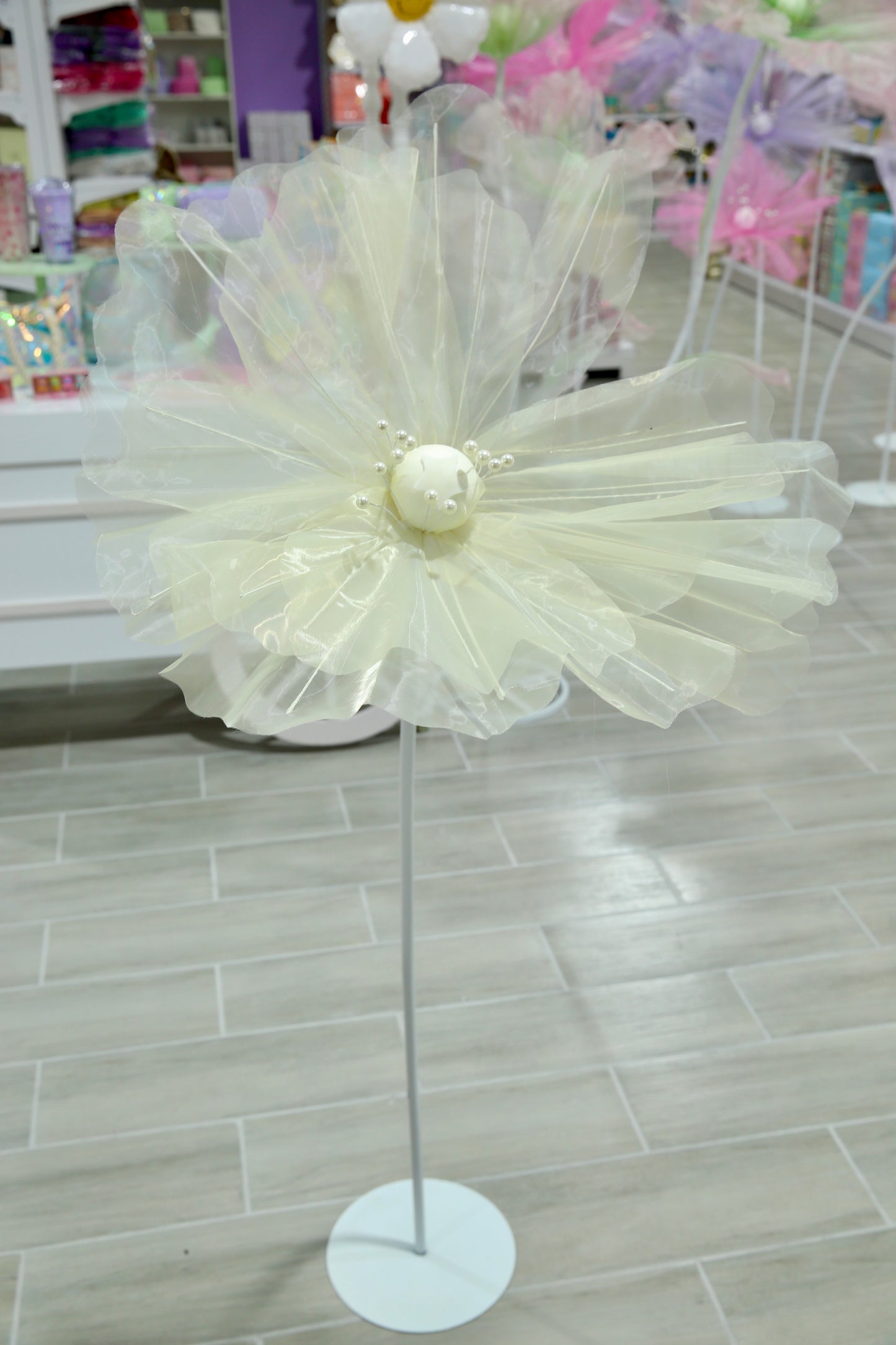 MA074-2 Tulle Flower 60cm