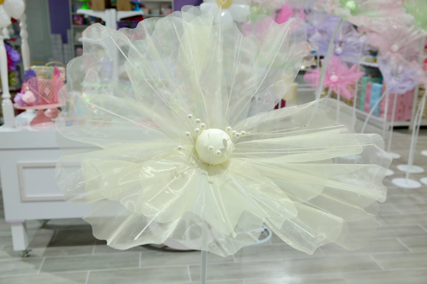 MA074-2 Tulle Flower 60cm