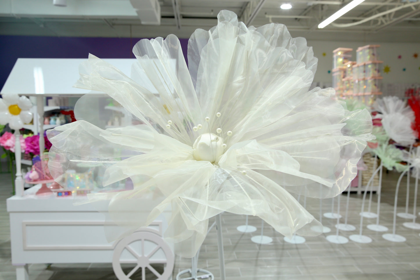 MA074-3 Tulle Flower 70cm