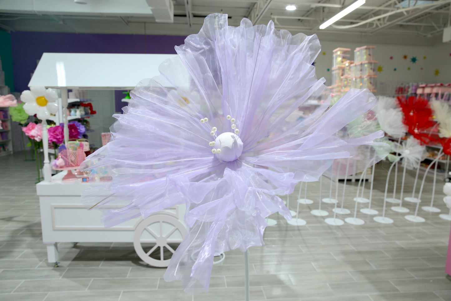 MA074-3 Tulle Flower 70cm