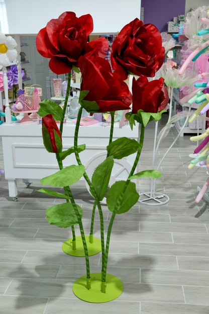 MA107 Rose Set x 5Pcs Red or Pink