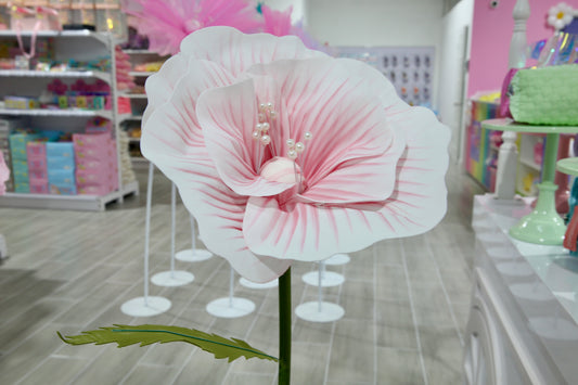 MA112-1 Small Pink and Foam Flower 50cm