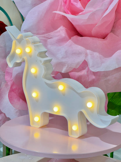 MA208 Battery Unicorn Lamp - Pink