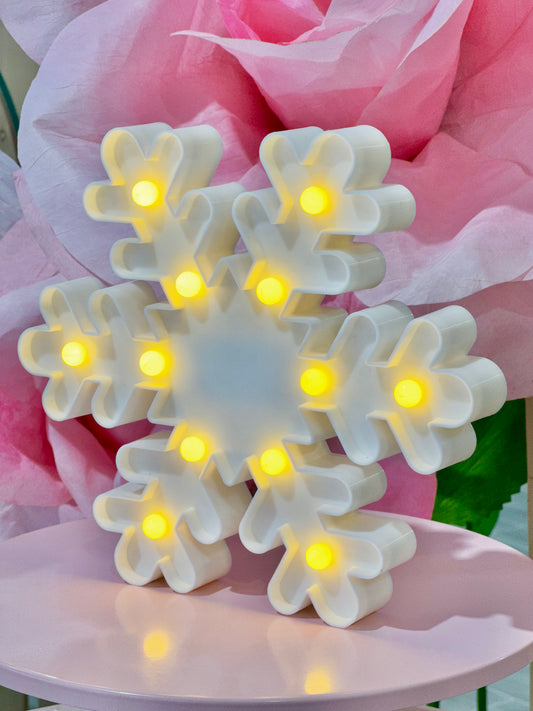 MA219 Battery Snowflake Lamp