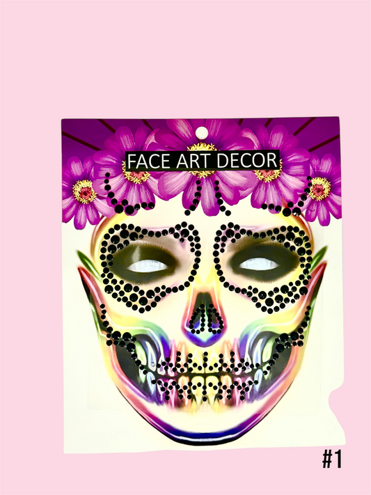 MA448 Face Gems Sticker - 1