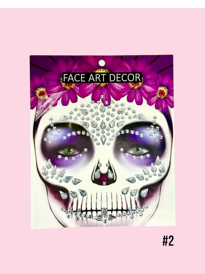 MA448 Face Gems Sticker - 1