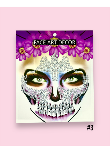 MA448 Face Gems Sticker - 1