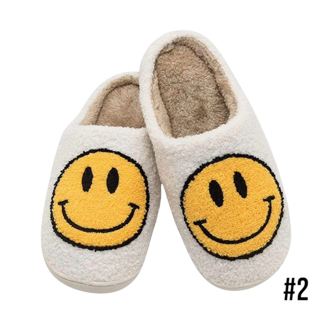 MA531 Yellow Happy Face Slipper