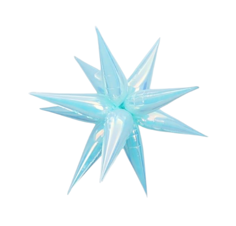 MA339 Iridescent Star Balloon 22''