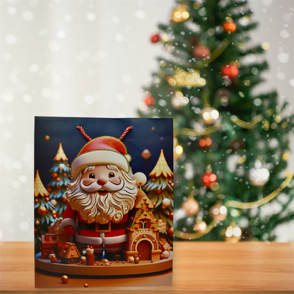 MA268-2 Xmas Santa Gift Bag 26X32X10cm
