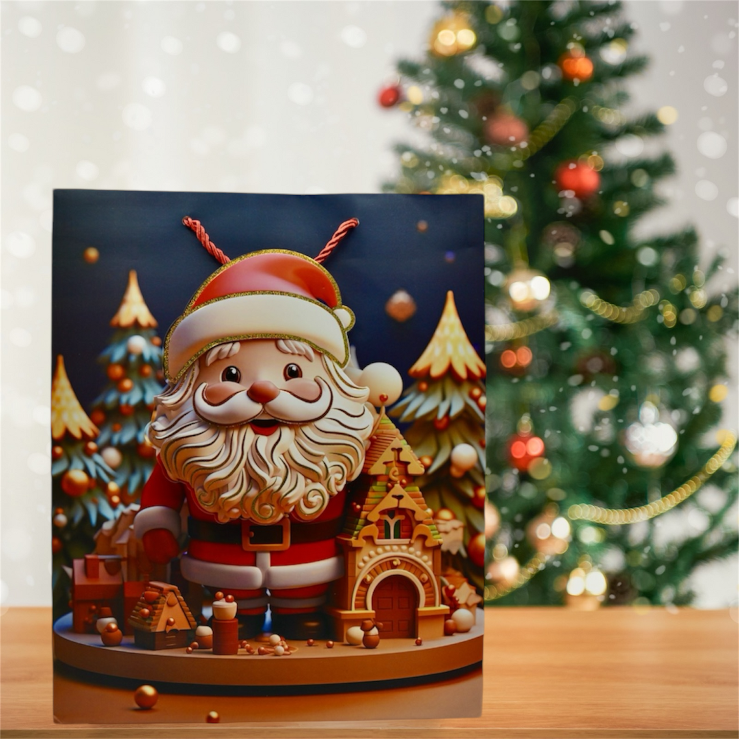 MA268-3 Xmas Santa Gift Bag 30x12x41,5cm