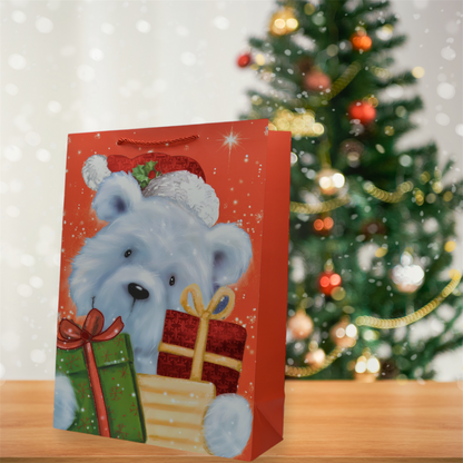 MA363-2 Xmas Bear Gift Bag