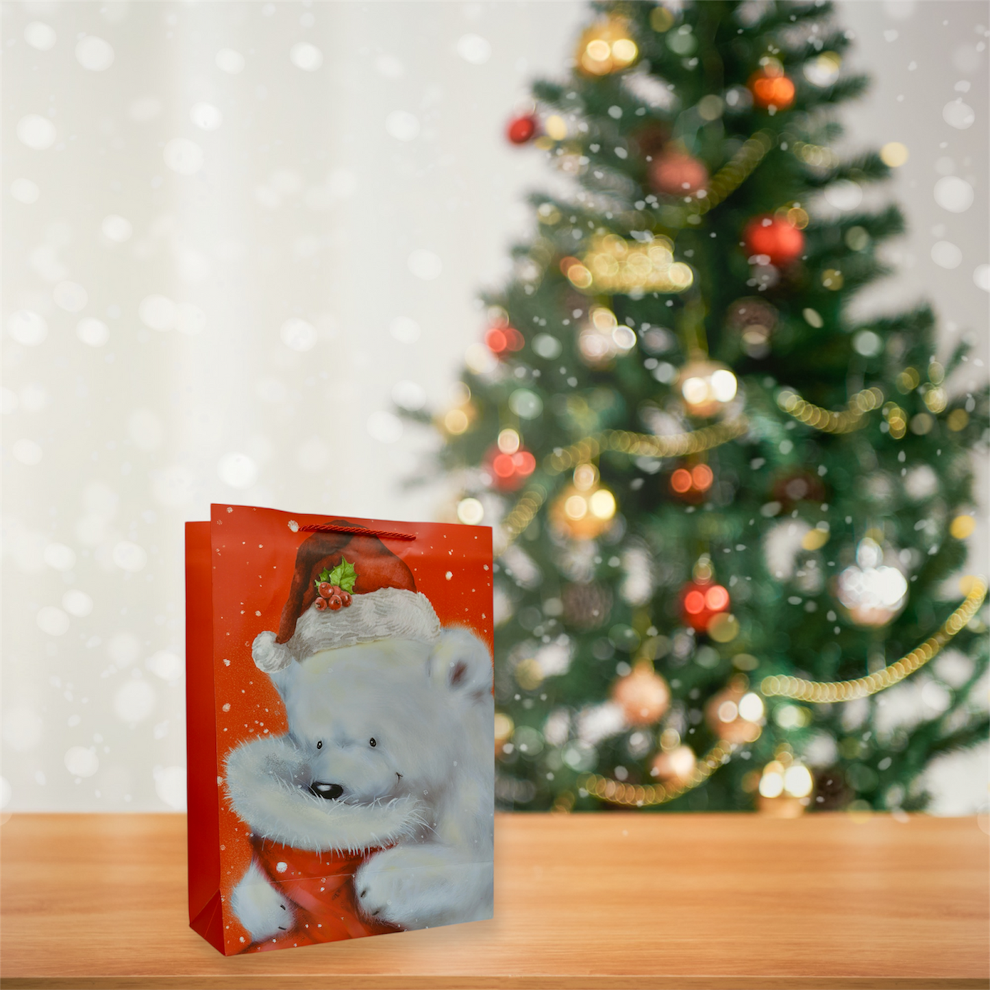 MA363-1 Xmas Bear Gift Bag