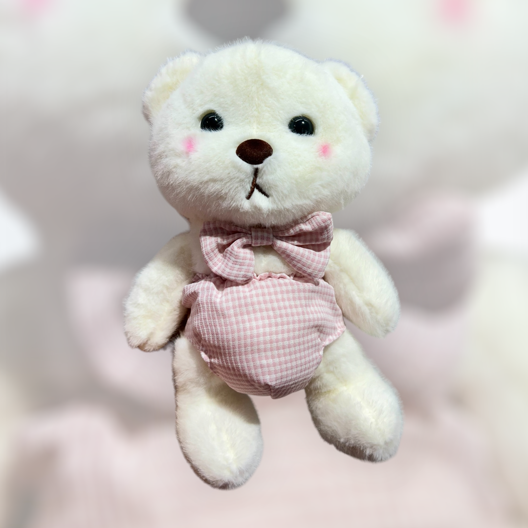 MA487 Pink Bow Teddy Bear