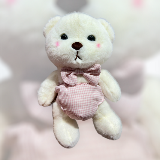 MA487 Pink Bow Teddy Bear