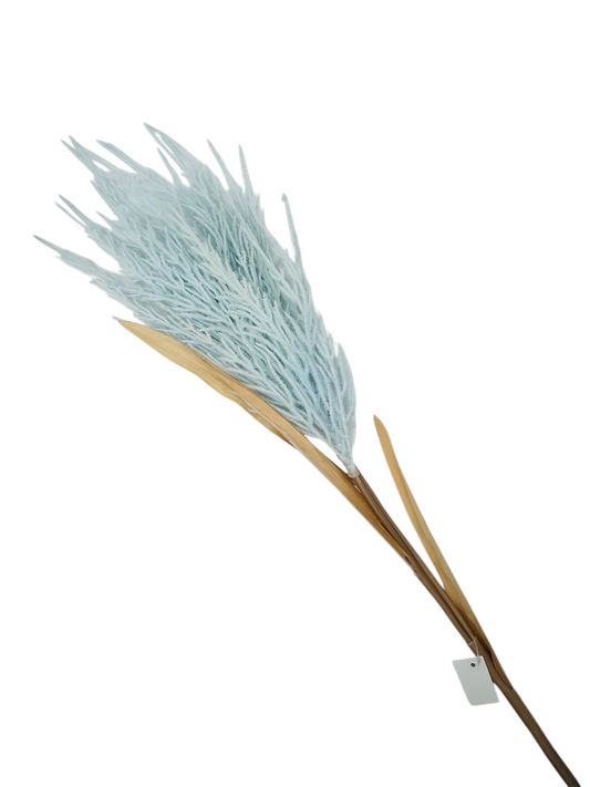 MA550 - Light Blue Pampas Grass Bouquet – Realistic Flower Design 37"