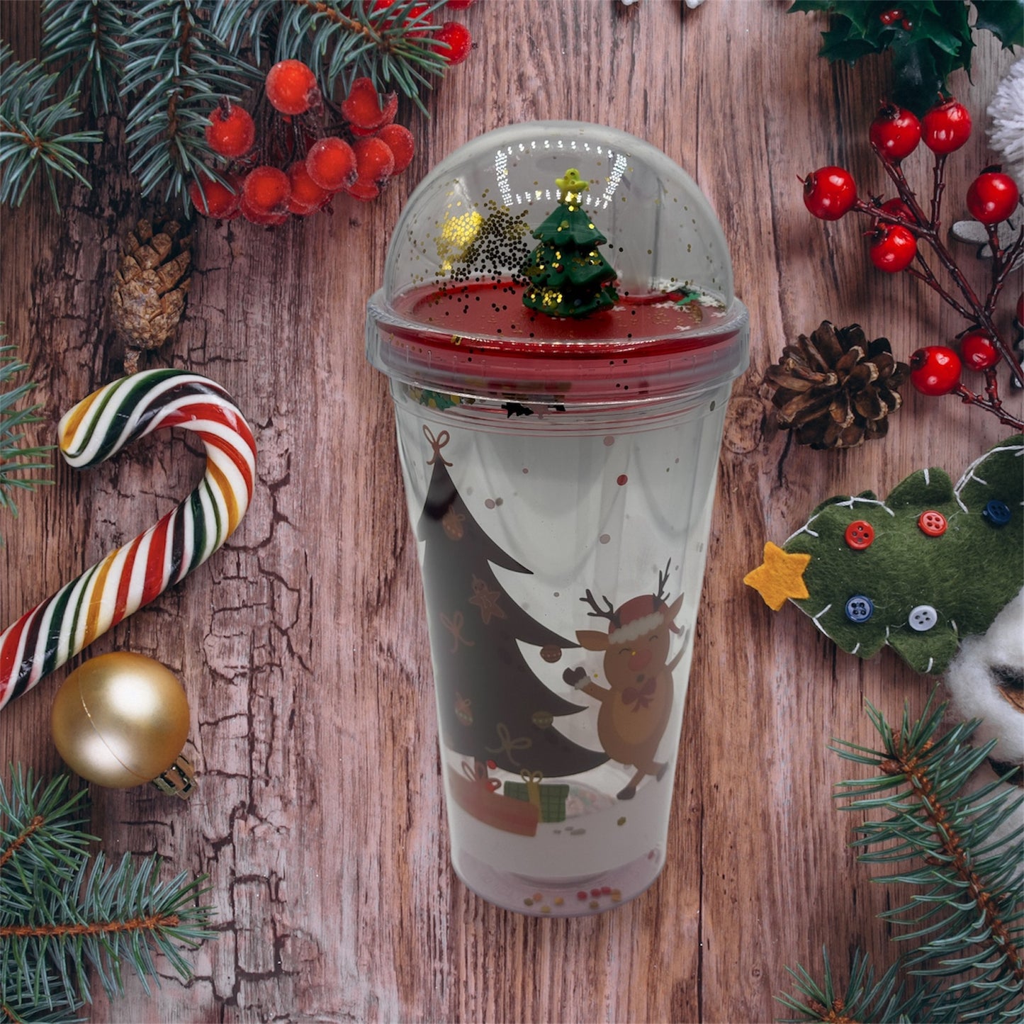 MA027 Xmas Cup with Light 450ml