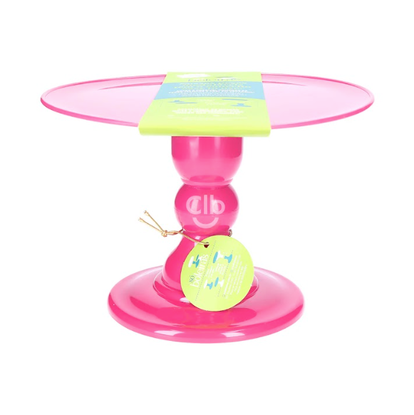 Barbie pink cake stand 11x7