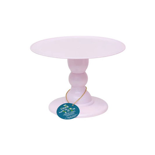 Light pink cake stand 11x7