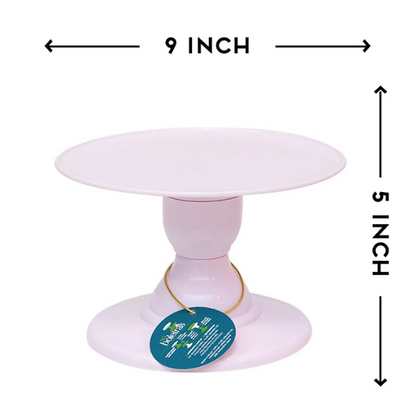 Light pink cake stand 9x5