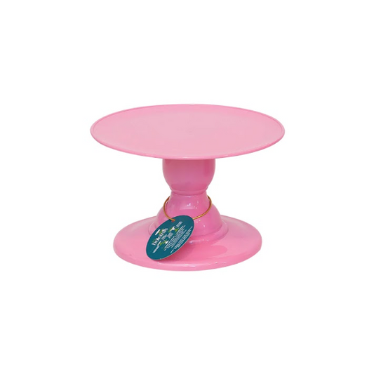 Pink cake stand 9x5