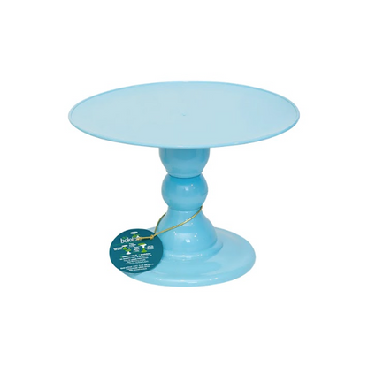 Sky blue cake stand 11x7