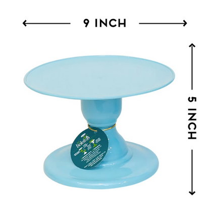 Sky blue cake stand 9x5