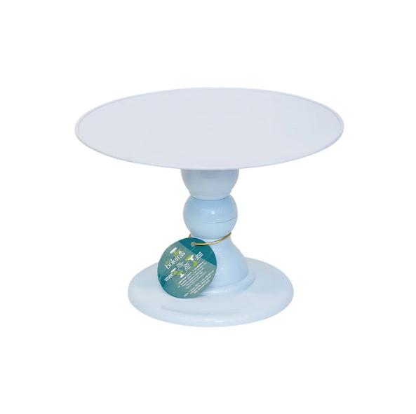 Candy blue cake stand 11x7