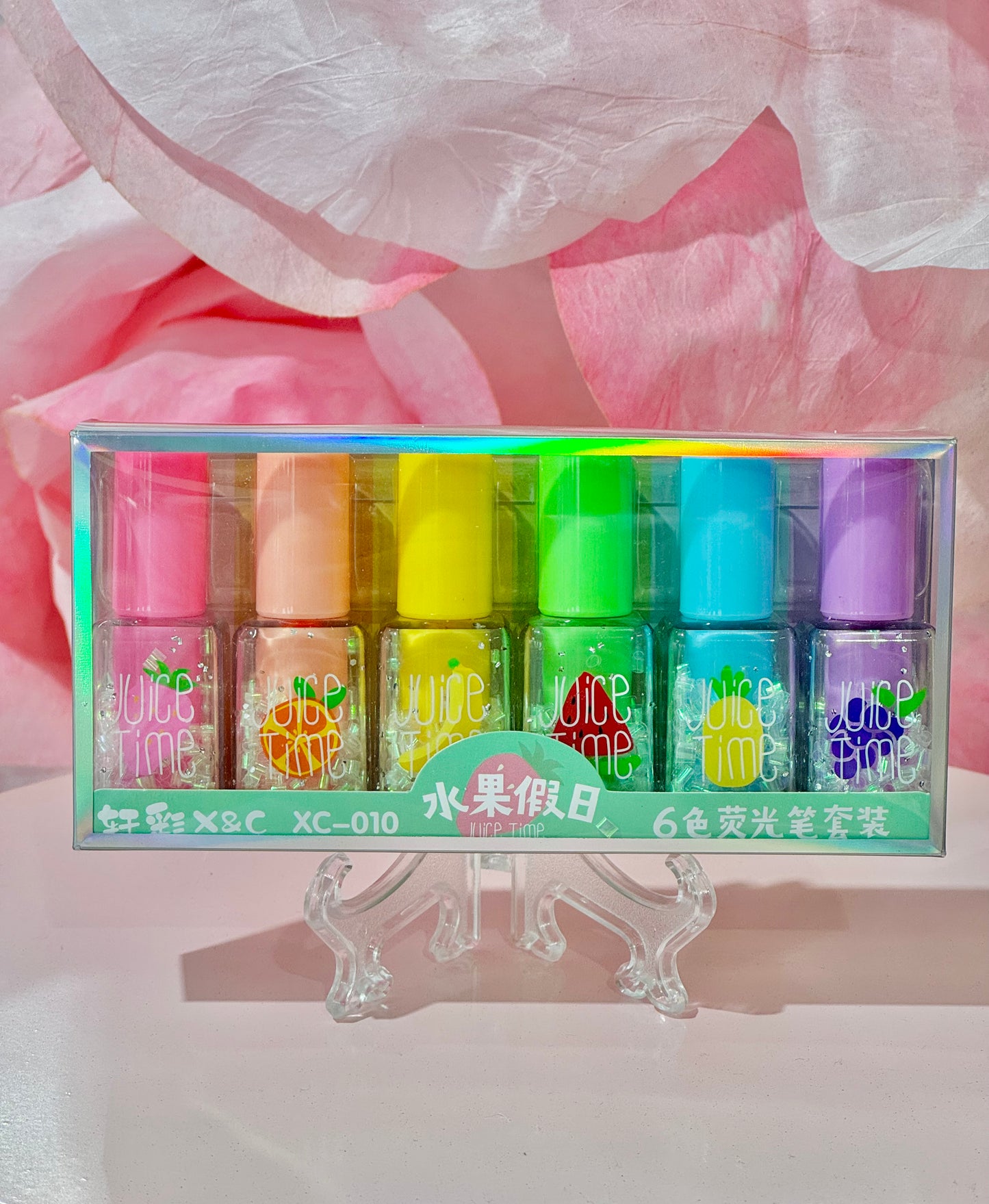 XC-010 Nail Polish Highlighter 6Pcs