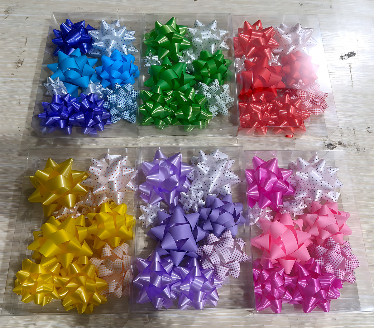 Decorative Gift Bows, 9-Pack