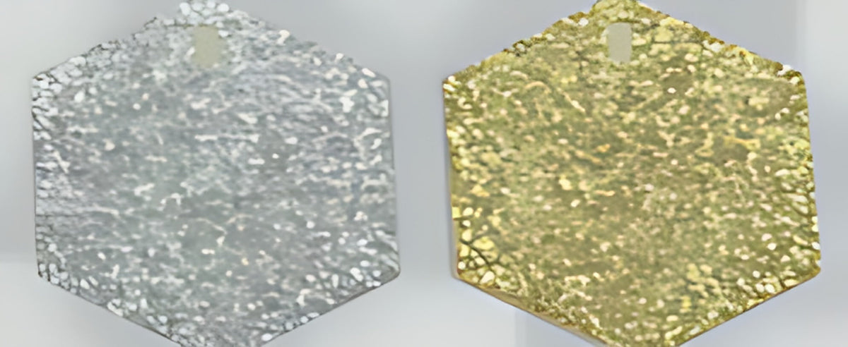 Decorative Plastic Panel 11.8" x 11.8", Gold