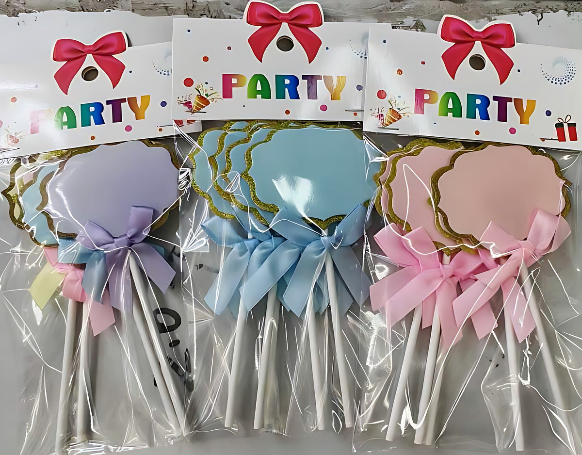 Message Board Cake Topper Set, 5 Pieces