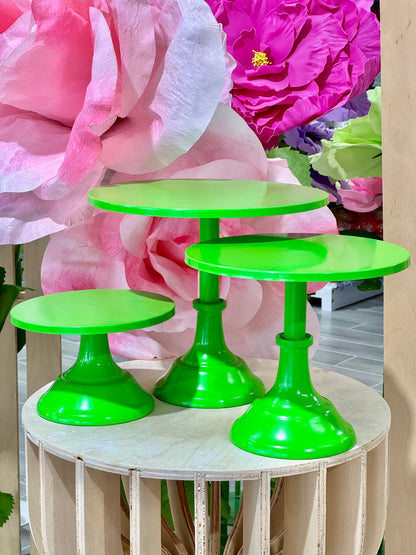 MA183-12 Metal Lime Cake Stand x 3 Pcs