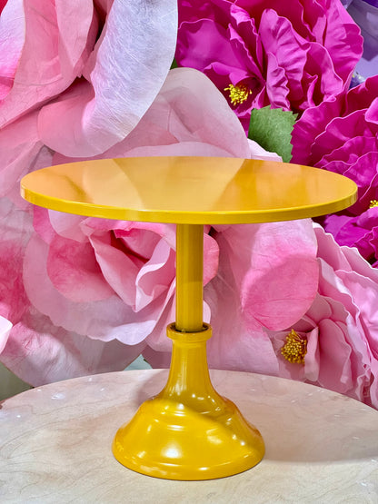 MA183-7 Metal Yellow Cake Stand x 3 Pcs