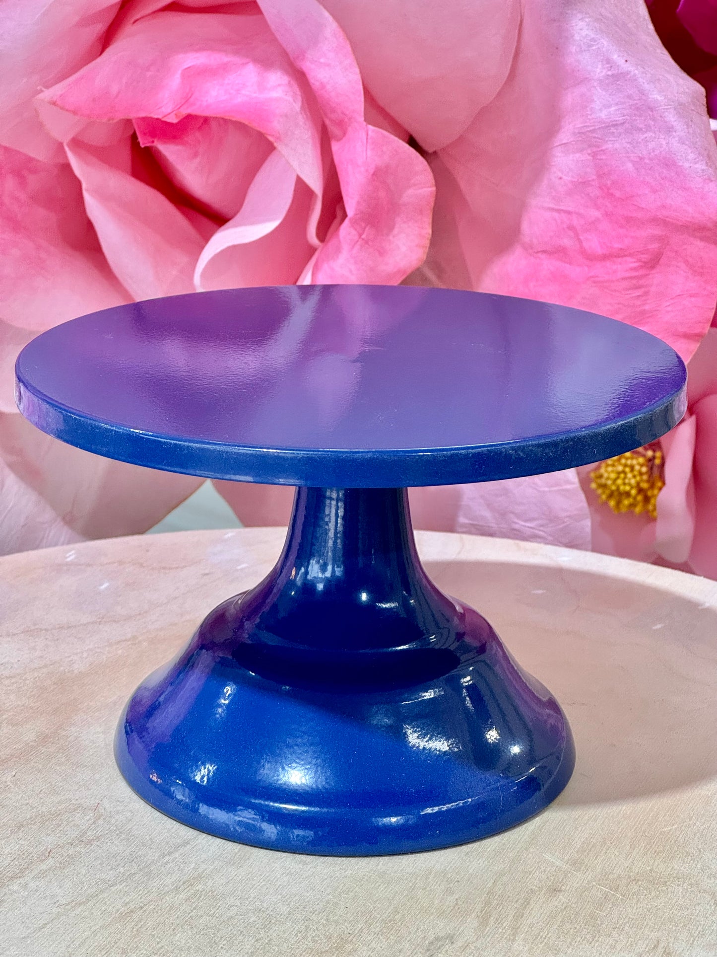 MA183-5 Dark Blue Metallic cake stand set x 3Pcs