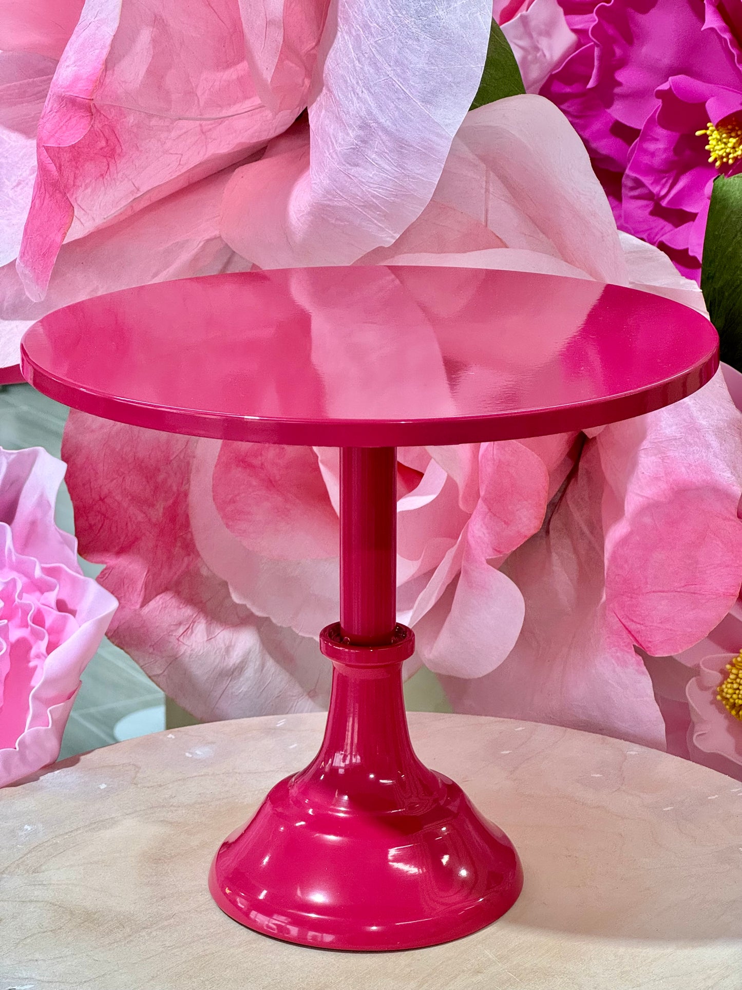 MA183-4 Metal Fuchsia Cake Stand x 3 Pcs