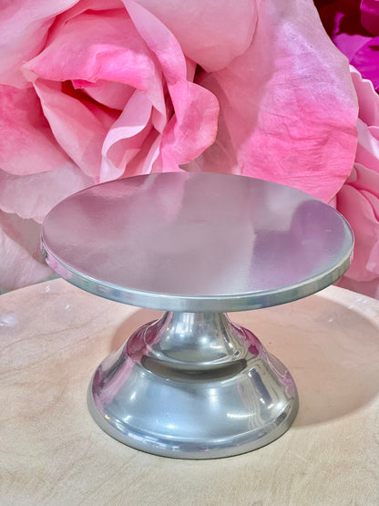 MA183-3 Metal Silver Cake Stand x 3 Pcs