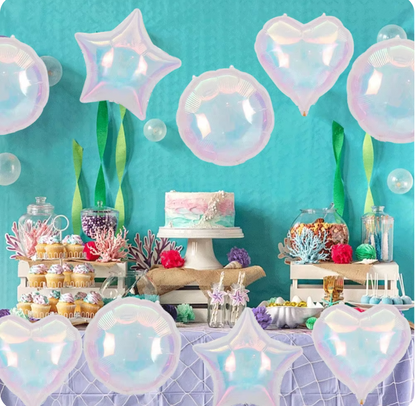 MA341 Iridescent Shape Balloon 10"